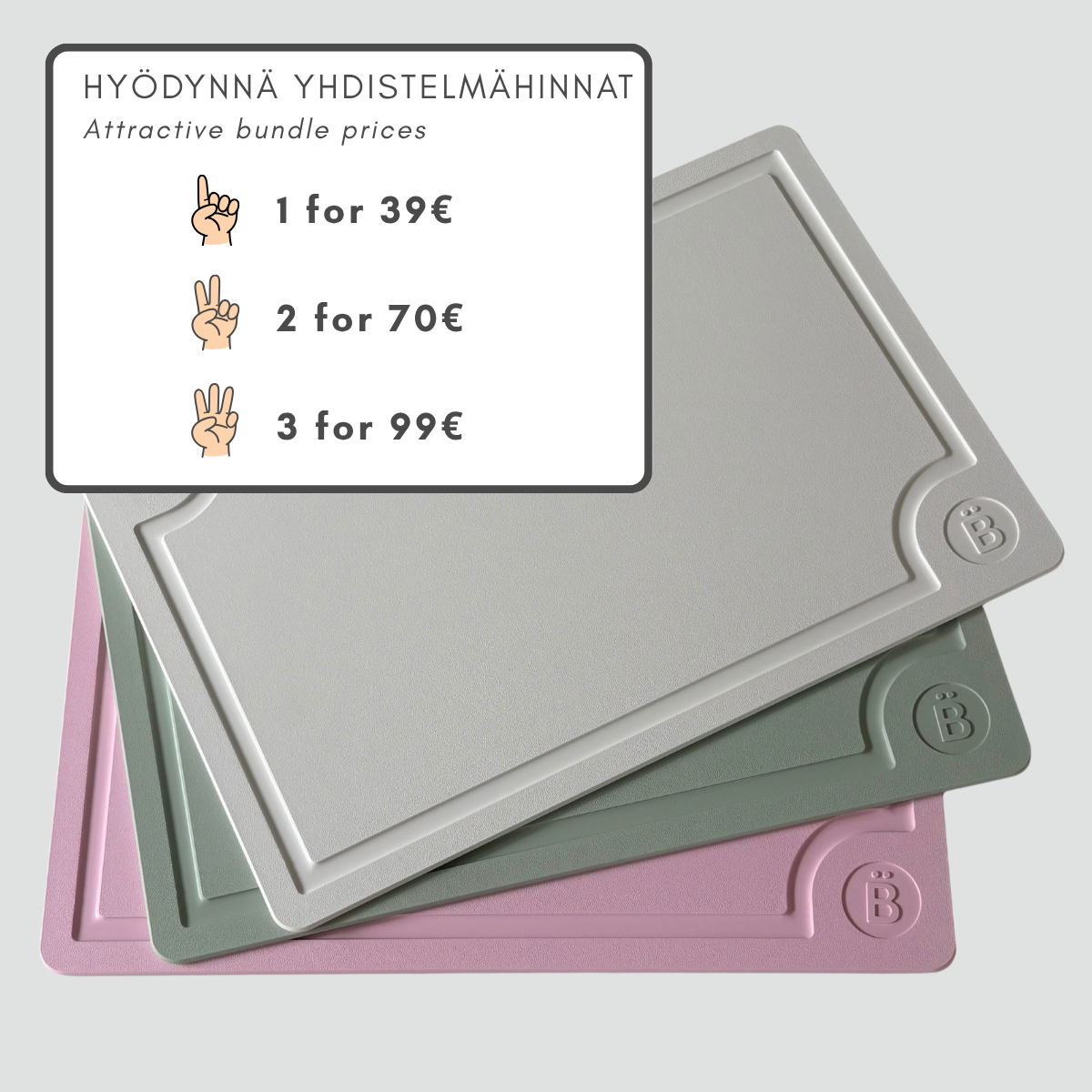 100% Bio-based and Dishwasher Safe Cutting Board with No Permanent Microplastics
