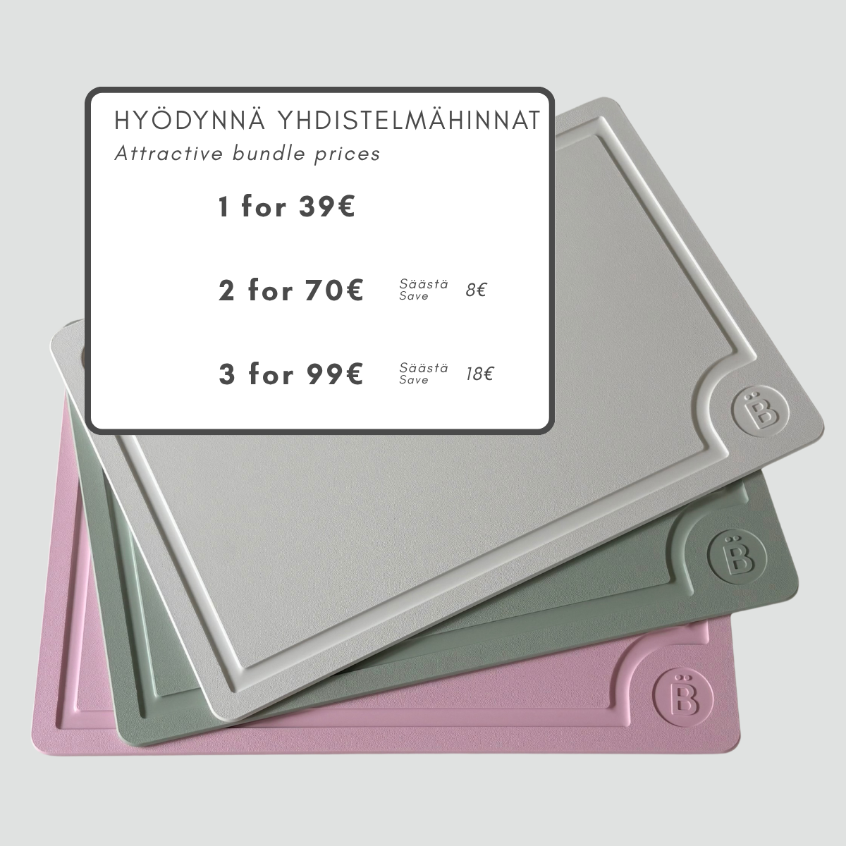 100% Bio-based and Dishwasher Safe Cutting Board with No Permanent Microplastics